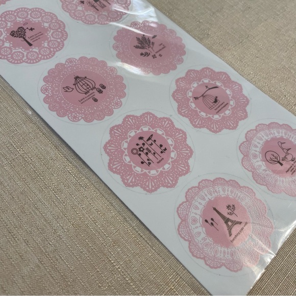 5/$10 ⏰ Pink Stickers - Picture 2 of 3